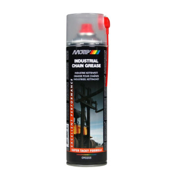 Spray lubrifiat pentru lanțuri MOTIP Industrial Chain Grease, 500ml 090205C